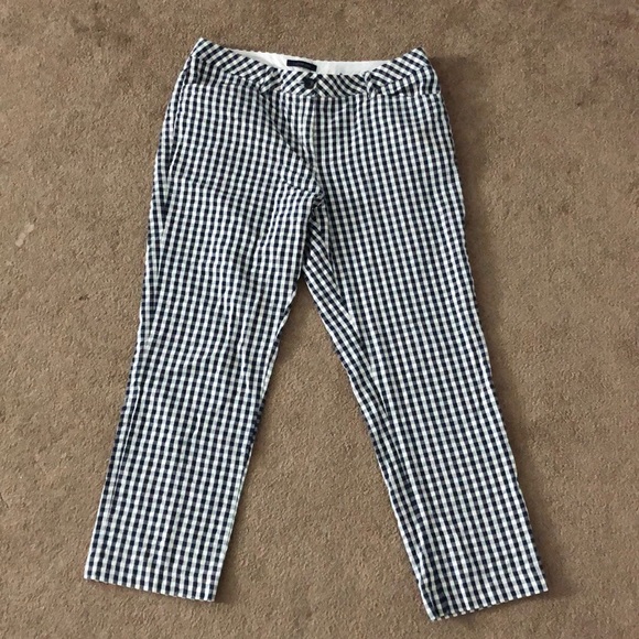 Navy blue lands end capri/pants - Picture 1 of 3